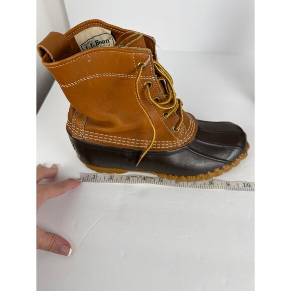 L.L. Bean Maine Hunting Shoe Boots Waterproof Outdoors Leather Women 8 USA - Picture 11 of 14